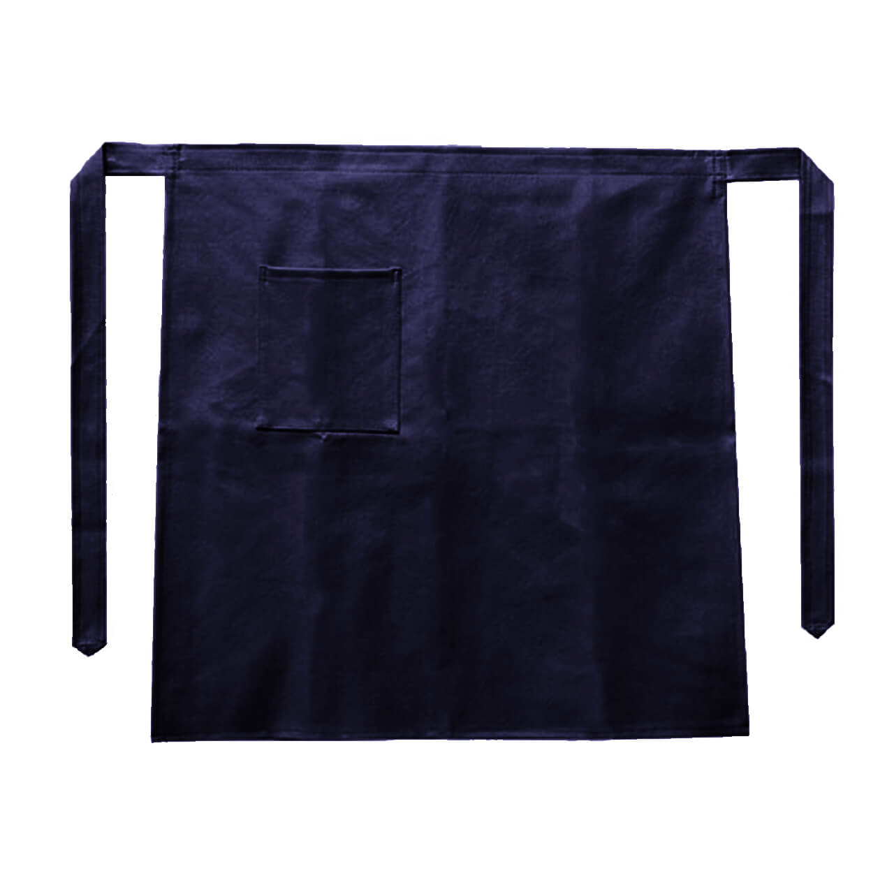 男女兼用 サロン前掛け (フリーサイズ) (男女兼用 ポケット付きレザー風サロン) (キッチン) (取寄せ)