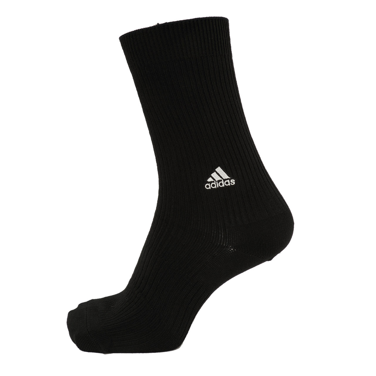 福助 adidas ハイクルー丈ソックス 3足組 (19-21cm~23-25cm) (ふくすけ フクスケ アディダス) (在庫限り)
