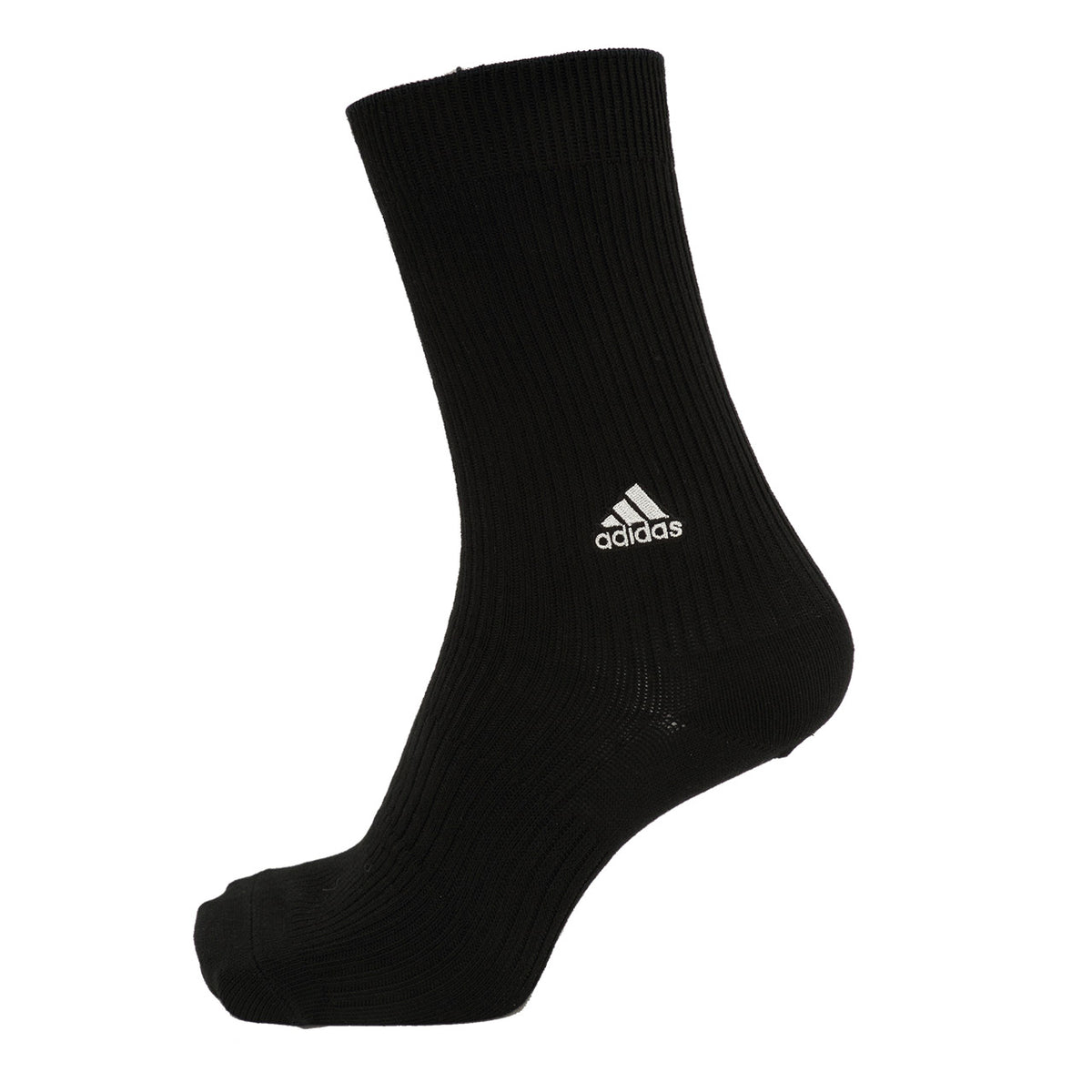 福助 adidas ハイクルー丈ソックス 3足組 (19-21cm~23-25cm) (ふくすけ フクスケ アディダス)