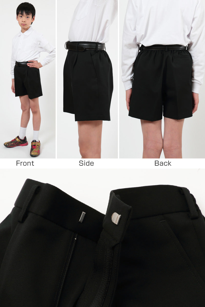 学生服 小学生 半ズボン 男子 120cmA~130cmA (制服 男の子 小学校 ハーフパンツ 丸洗い可能 洗濯機OK トンボ) (在庫限り)
