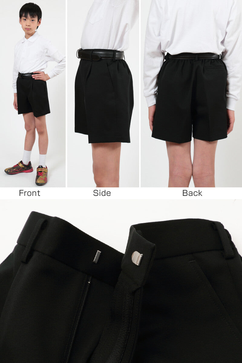 トンボ学生服 小学生半サムパンツ (130cmB~160cmB) (トンボ TOMBOW 丸洗いOK ハーフパンツ) (在庫限り)