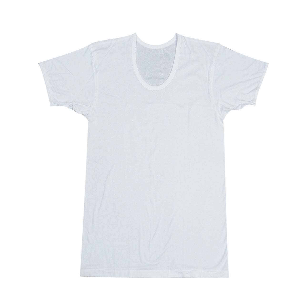 メンズ 半袖 tシャツ 大きいサイズ 綿100% Uネック 2枚組 3L~6L (下着 Tシャツ シャツ 男性 U首 白 無地 肌着 インナー インナーウェア 3l 4l 5l 6l)