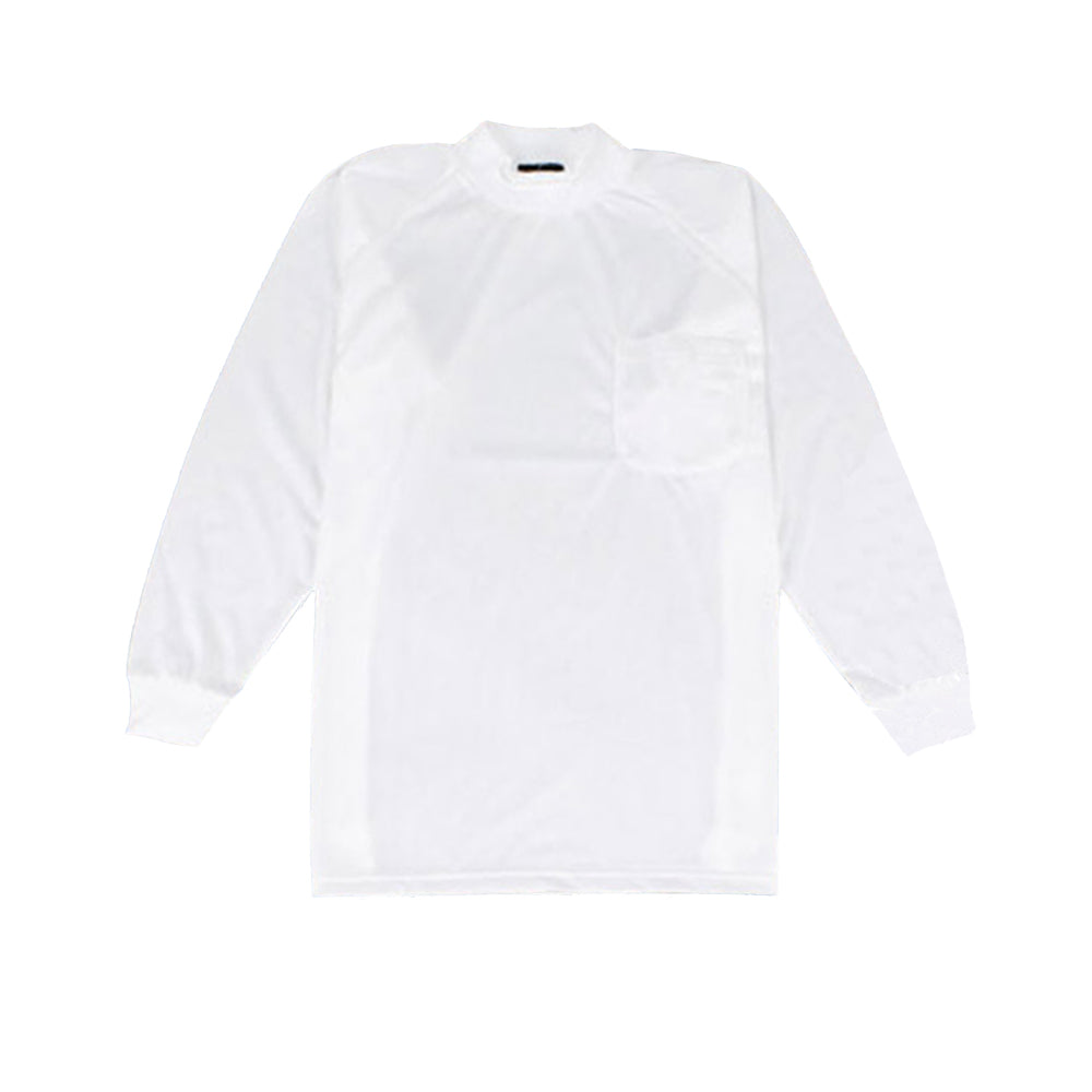 吸汗速乾 裏側綿混ハイネックシャツ M~LL (メンズ 長袖 吸汗 速乾 胸ポケット付き アウター 農作業 野外活動) (ワーキング) (取寄せ)