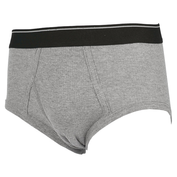 抗菌防臭加工 リブ天ゴムブリーフ 前あき 2枚組 (M~LL)メンズ 男性 紳士 下着 肌着 インナー オールシーズン ベーシック)三和