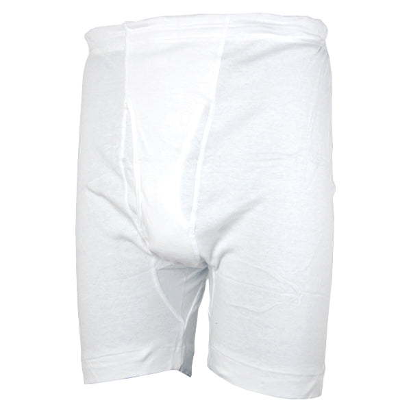 申又 抗菌防臭加工 スムース前あき 2枚組 (M~LL)(猿股 さるまた 綿100% 肌着 下着 前開き)三和 (在庫限り)