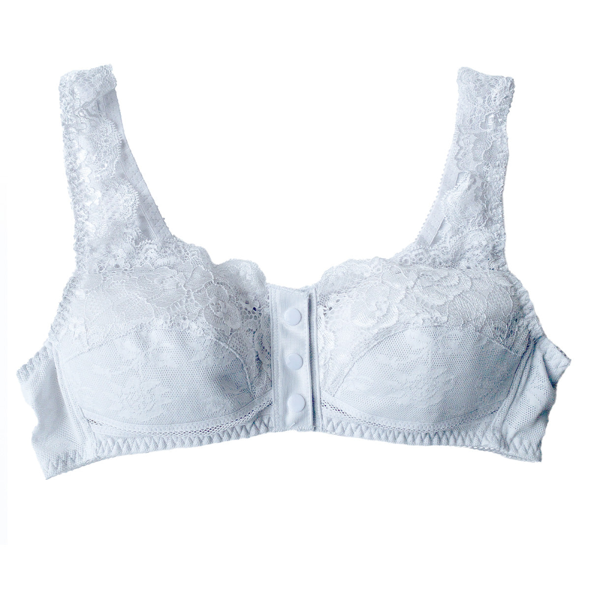 ノンワイヤーブラ フロントホック M~3L (前開き ブラジャー 前あき ブラ ラクブラ 大きいサイズ レディース 下着 インナー)