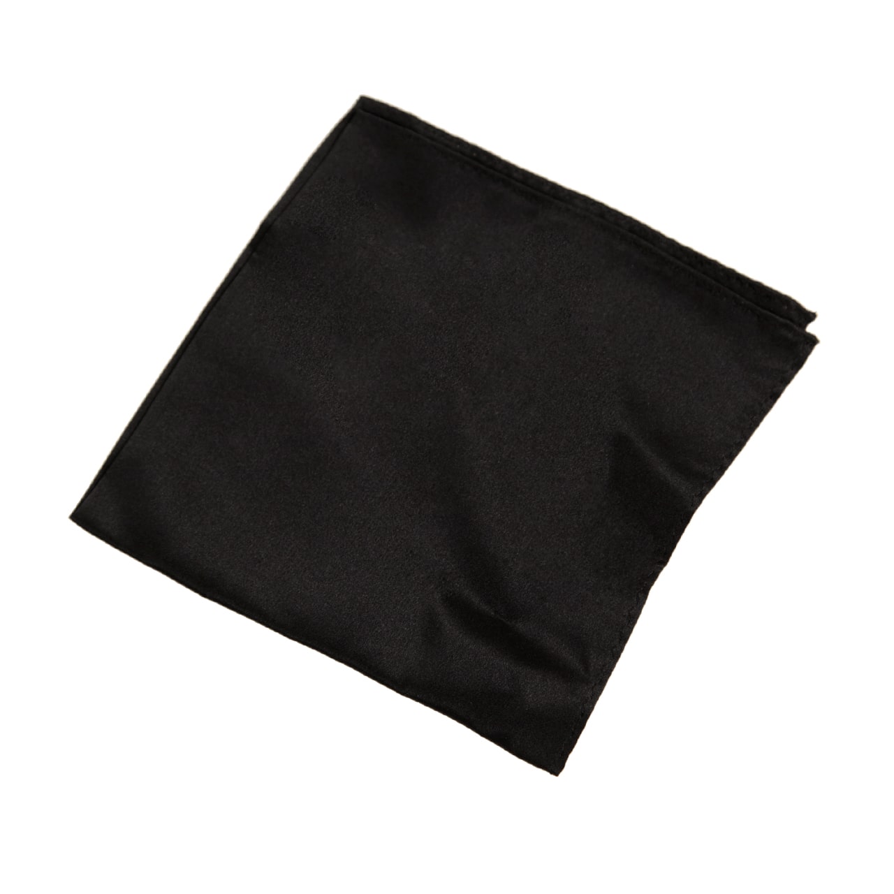 シルク100% ポケットチーフ 約27cm×27cm (日本製 礼装ハンカチ 絹100% 光沢 無地 白 黒 カラー) (ビジネスウェア) (在庫限り)