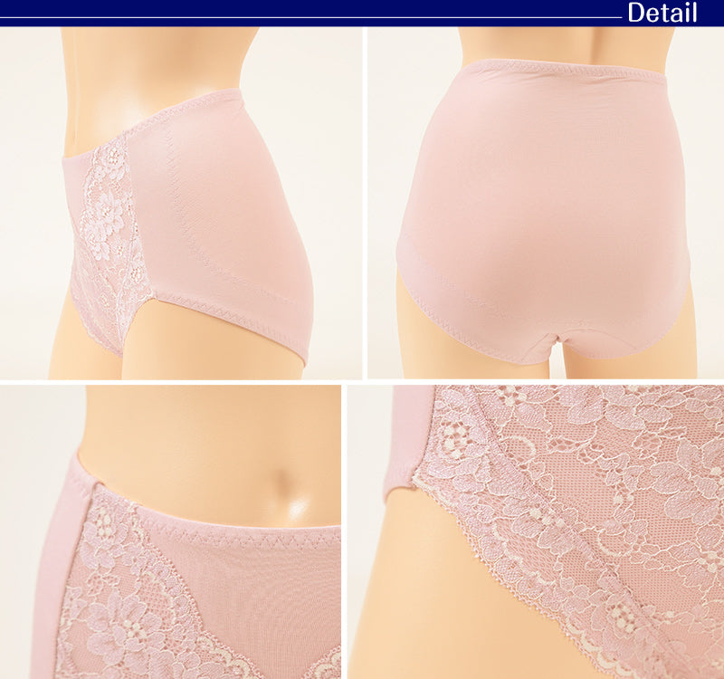 福助 ガードルショーツ お腹押さえ ヒップアップ レディース ショーツ M~LL (ショーツガードル 補正 下着 女性 インナー 補整 引き締め パンツ 婦人) (在庫限り)