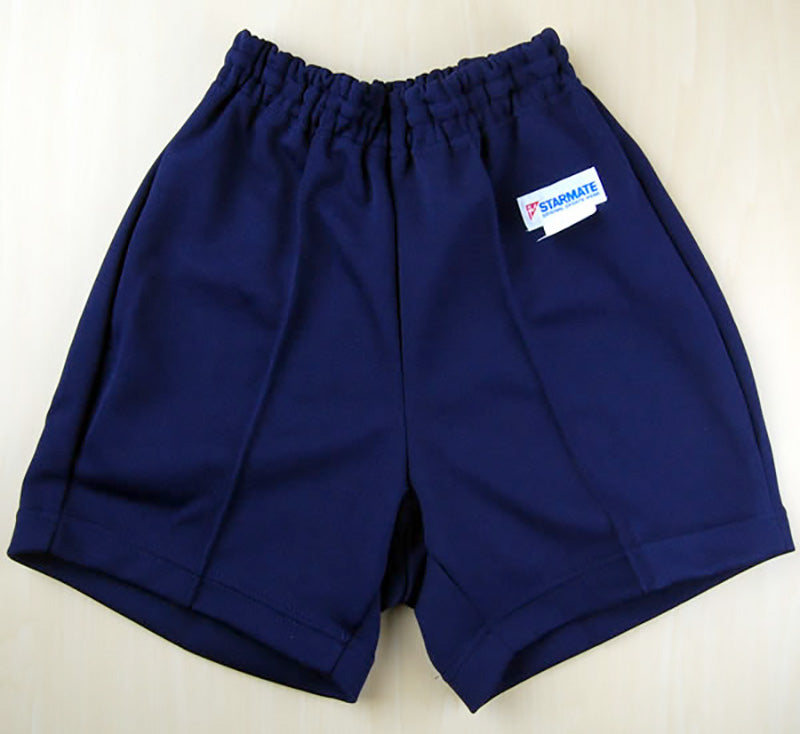 STARMATE ジャージー素材 ポケットなしクォーターパンツ S~LL (キッズ ジュニア スターメイト 体操服 体操ズボン クオーターパンツ 短パン 小学生) (取寄せ)