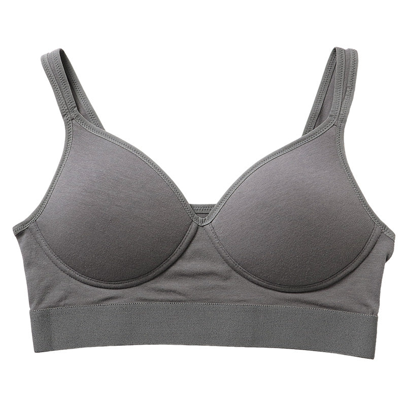 ノンワイヤー モールドカップブラ ノンワイヤーブラ SS S M L ブラジャー 綿 締め付けない モールドブラ シンプル コットン レディース 女性 インナー 下着 シンプル リラックス