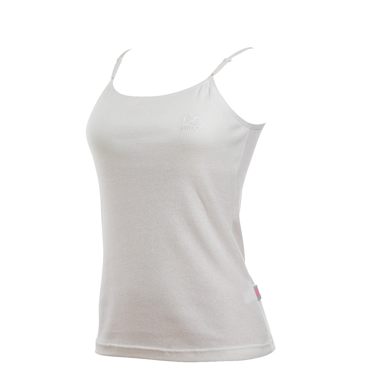Choop 綿100% ソフトカップ付き キャミソール 140cm~165cm (女の子 下着 白 無地 ジュニア キッズ 女子 子供 スクール インナー 綿 スクールインナー 小学生 中学生 140cm 150cm 160cm 165cm) (在庫限り)