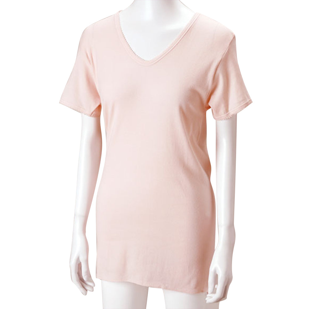 デミアン 綿100% コーマ糸使用 半袖スリーマ 3枚セット M・L (レディース 婦人 インナー 下着 綿 コットン 半袖 スリーマー 吸湿 日本製) (婦人肌着) (在庫限り)