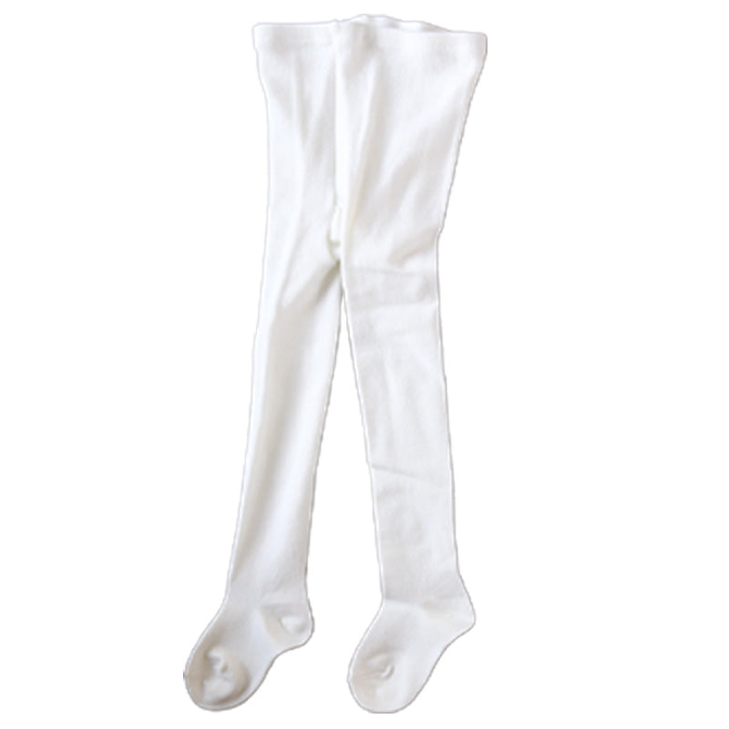 キッズ タイツ 厚手 綿混 子供 女の子 男の子 250デニール 95~165cm 白 ホワイト 黒 子供用 子ども 厚地 綿 コットン 100 110 120 130 140 160 無地