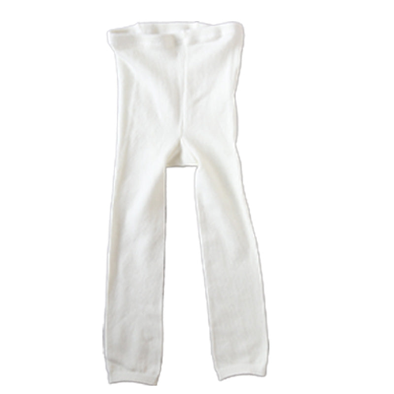 キッズ スパッツ 10分丈 厚手 綿混 子供 冬 女の子 男の子 250デニール 95~165cm レギンス 黒 白 110 120 130 140 150 160 厚地 綿 タイツ 子ども 幼稚園 防寒