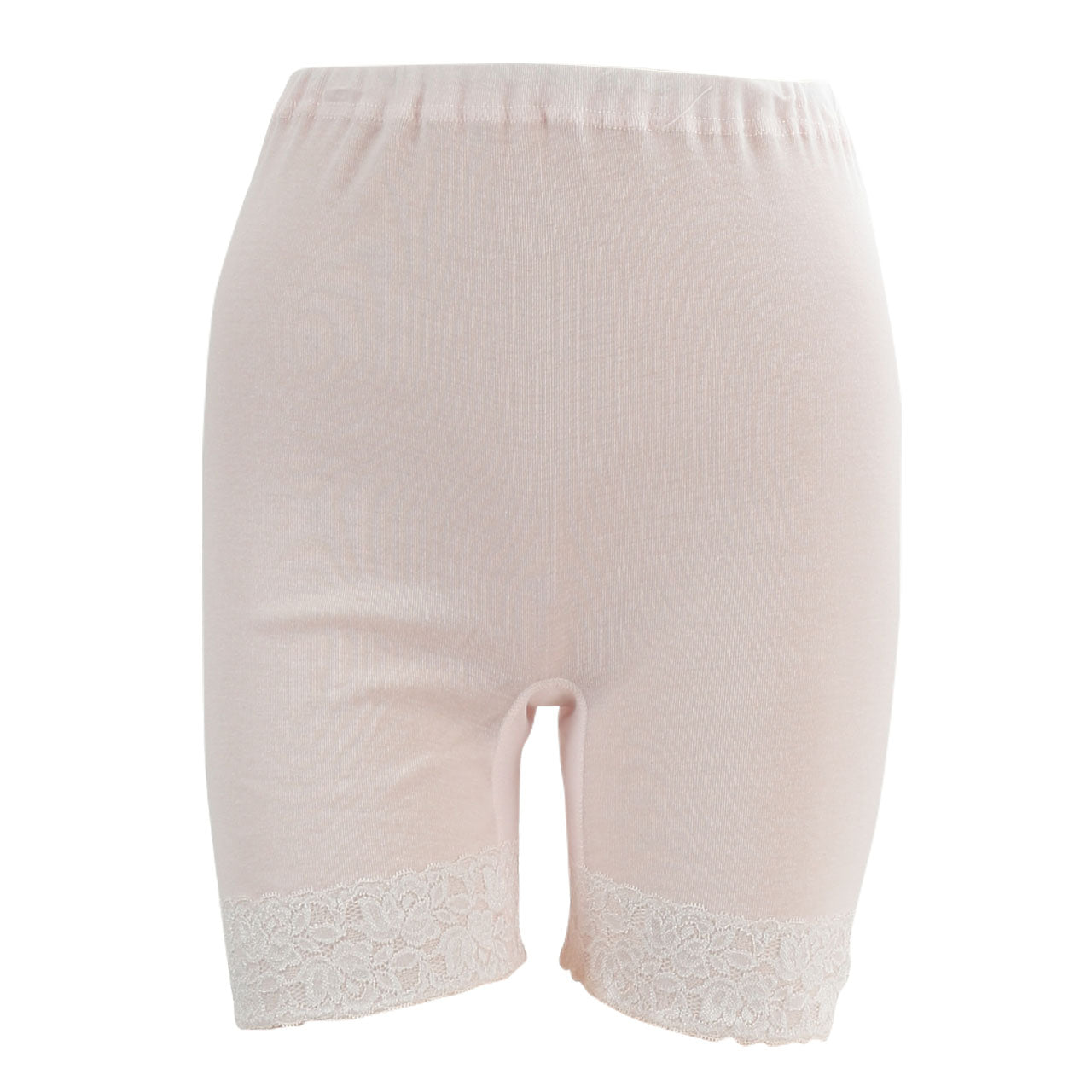 エジプト綿 広幅レース3分長パンティ M~LL (エジプト綿 広幅レース3分長パンティ M~LL) (婦人肌着) (取寄せ)