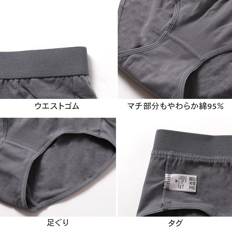 ショーツ レディース 綿 S M L LL 3L 4L 無地 パンツ コットン 大きいサイズ スタンダードショーツ シンプル ストレッチ インナー 女性 下着 婦人 肌着 パンティ 綿混