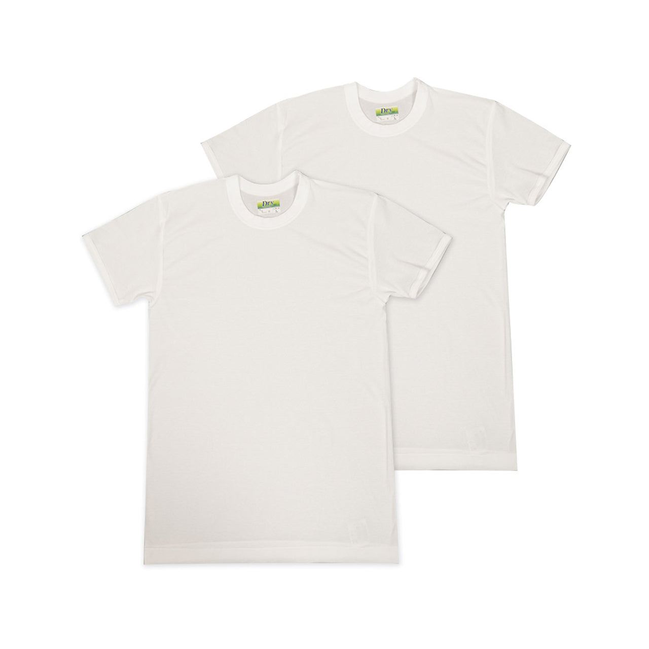 Tシャツ メンズ 半袖 丸首シャツ インナー 2枚組 M~LL (tシャツ 男性 紳士 クルーネック 肌着 白 無地 綿 コットン シャツ 吸汗 速乾 夏 M L LL) (在庫限り)