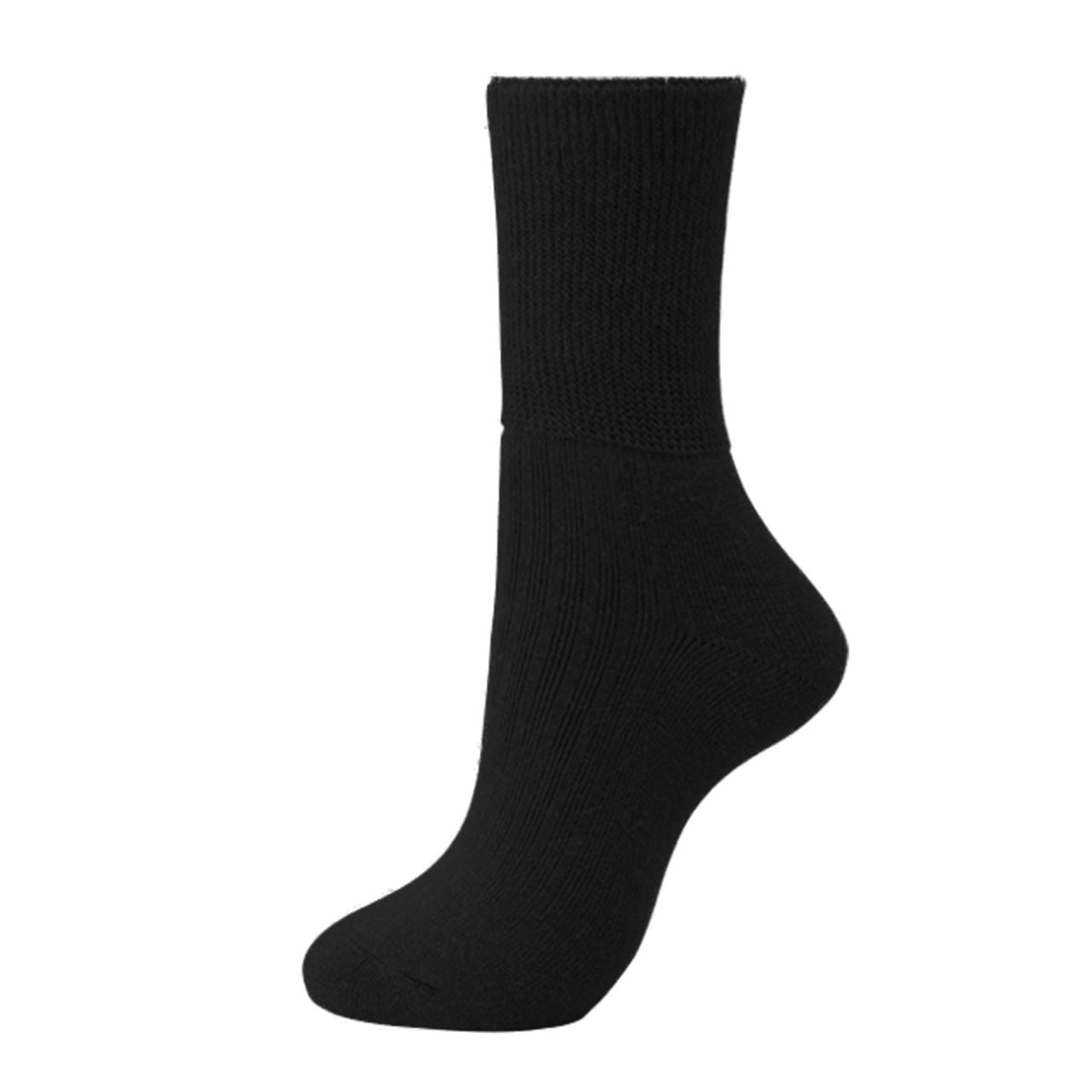足の冷えない靴下 レディース 冬 パイル クルーソックス ウール混 22-24cm (靴下 女性 暖かい あったか 締め付けない ゆったり 保温 防寒 冷え対策) (婦人靴下)