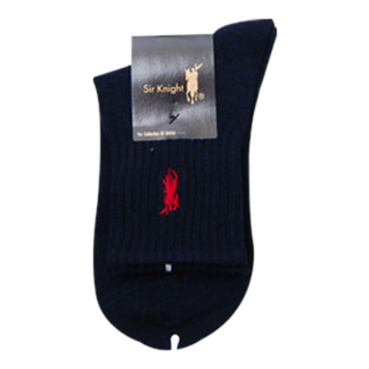 Sir-Knight ワンポイント刺繍入りソックス 22-24cm (レディース 婦人 ソックス 靴下 スニーカーソックス 綿混 日本製) (婦人靴下)