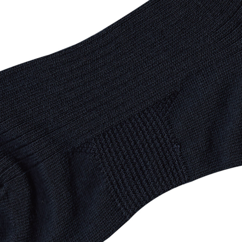 スクールソックス 無地 クルーソックス 16-18cm~22-24cm (紺 黒 ソックス 無地 男子 女子 キッズ 靴下 クルー丈 スクール 学生 学校 通学) (子供靴下)