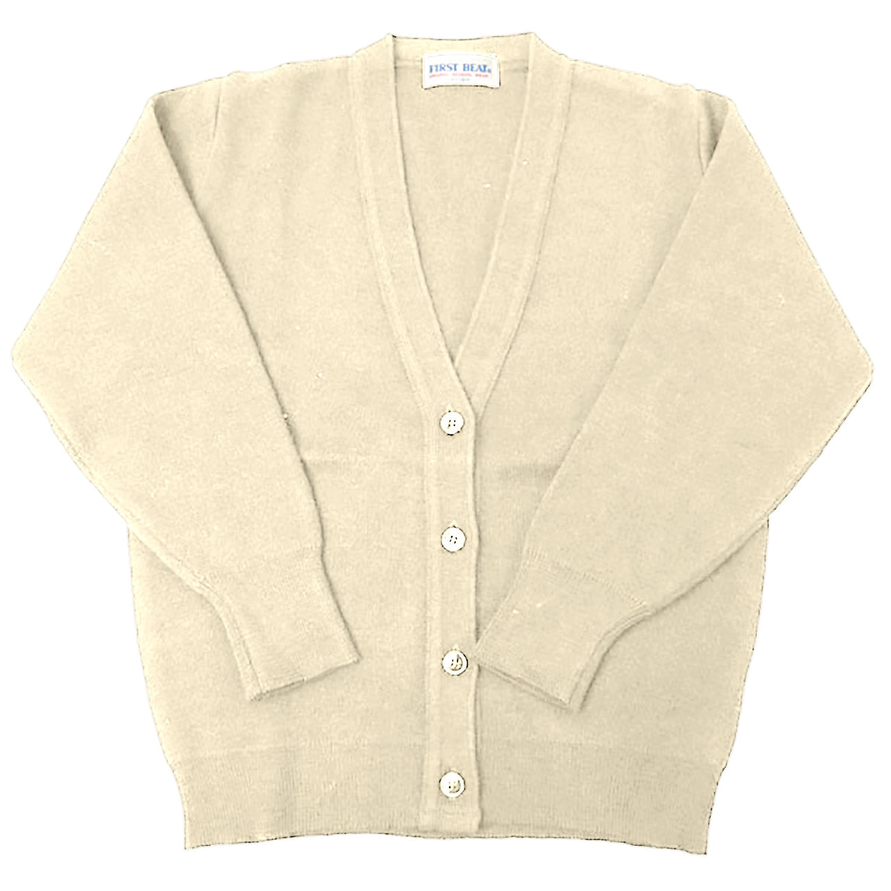 スクール カーディガン 女の子 vネック ウール 110cm・120cm 制服 ニット 黒 白 紺 ネイビー 男子 スクールニット 学生 子供 子ども 小学生 洗える 毛玉 日本製 110 120 (取寄せ)