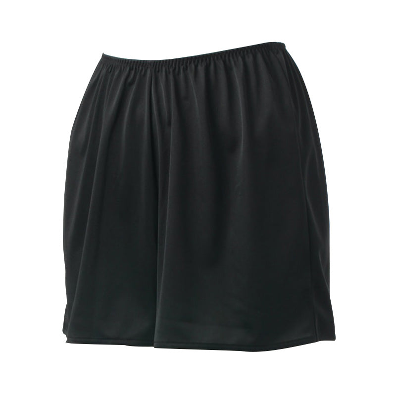 ぺチパンツ ショート丈 フレアパンツ 35cm丈 ひざ上丈 アツギ ペチコート ヌードメイク M・L (透け防止 吸汗速乾 帯電防止 スカート下 ATSUGI)