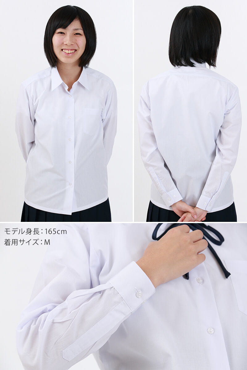 トンボ学生服 女子 長袖カッターブラウス(カッターシャツ) BS~BLL (トンボ TOMBOW) (取寄せ)