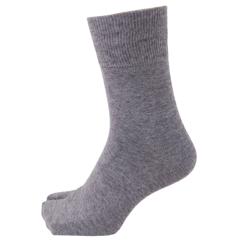 福助 足袋ソックス メンズ 滑り止め付き 口ゴムゆったり 綿混 2足組 24-26cm 靴下 足袋靴下 クルーソックス 祭り 男性 タビックス 通年用