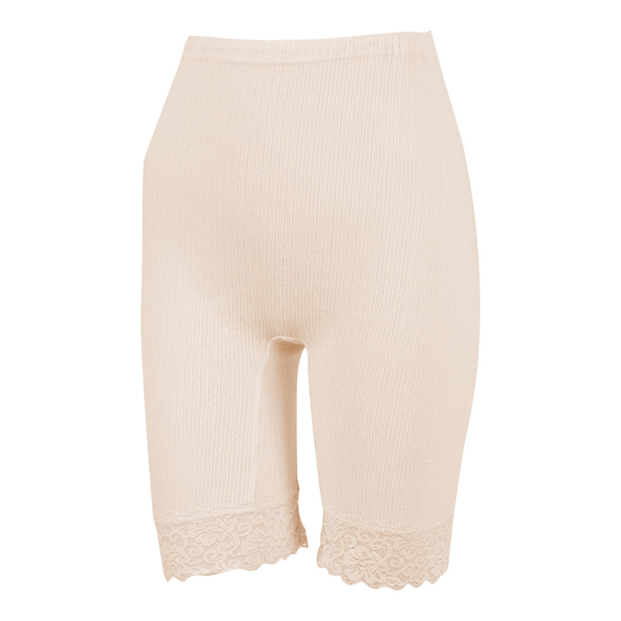 婦人 綿100% 5分長ボトム M~LL (コットン100% ズボン下 レディース インナー) (婦人肌着)