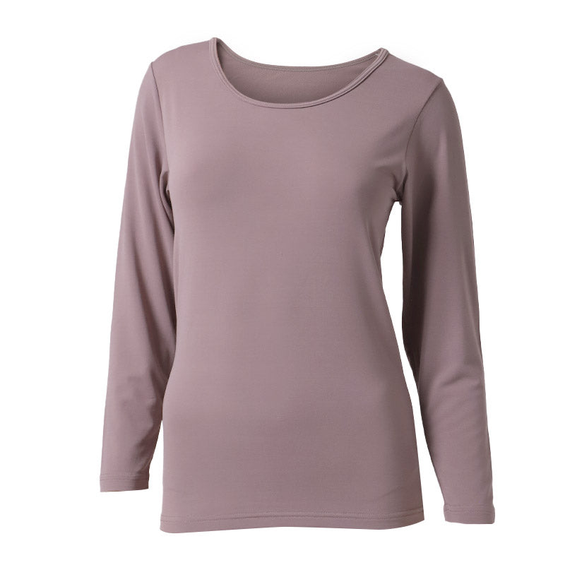 あったか インナー レディース 8分袖 裏起毛 下着 暖かい 長袖 薄手 M~LL 肌着 冬 吸水速乾 伸縮 ストレッチ 婦人 女性 ババシャツ