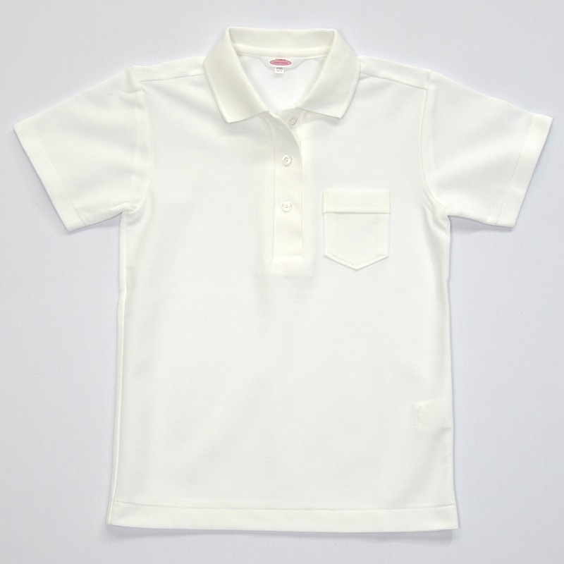トンボ学生服 女子 半袖カノコポロシャツ 120cmA~160cmA (トンボ TOMBOW 鹿の子)