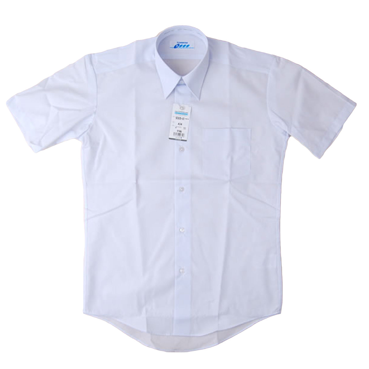 学生服 スクールシャツ 男子 半袖 カッターシャツ B体 形態安定 150cmB~190cmB 中学生 高校生 学生ワイシャツ yシャツ スクール トンボ 抗菌防臭 ゆったり 大きいサイズ 150 160 170 180 190