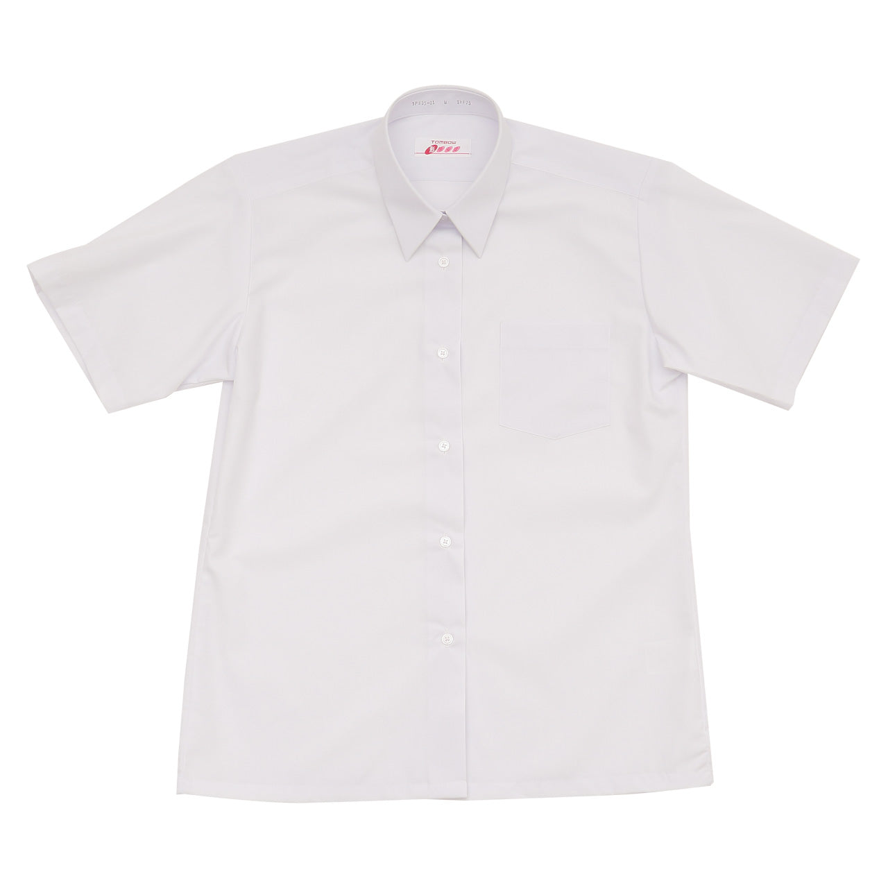 トンボ学生服 形態安定 抗菌防臭 半袖カッターシャツ (BS~BEL)(ワイシャツ yシャツ 制服 中学生 高校生 通学 スクールシャツ 女子 半袖 レディース ロング 白シャツ 学生 大きいサイズあり フォーマル ノーアイロン シワになりにくい) (取寄せ)
