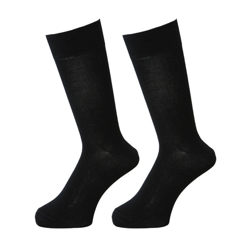 礼装ソックス メンズ 紳士用 靴下 23~28cm (男性 黒 無地 ブラック 葬儀 葬祭 弔事 法事 結婚式 冠婚葬祭)
