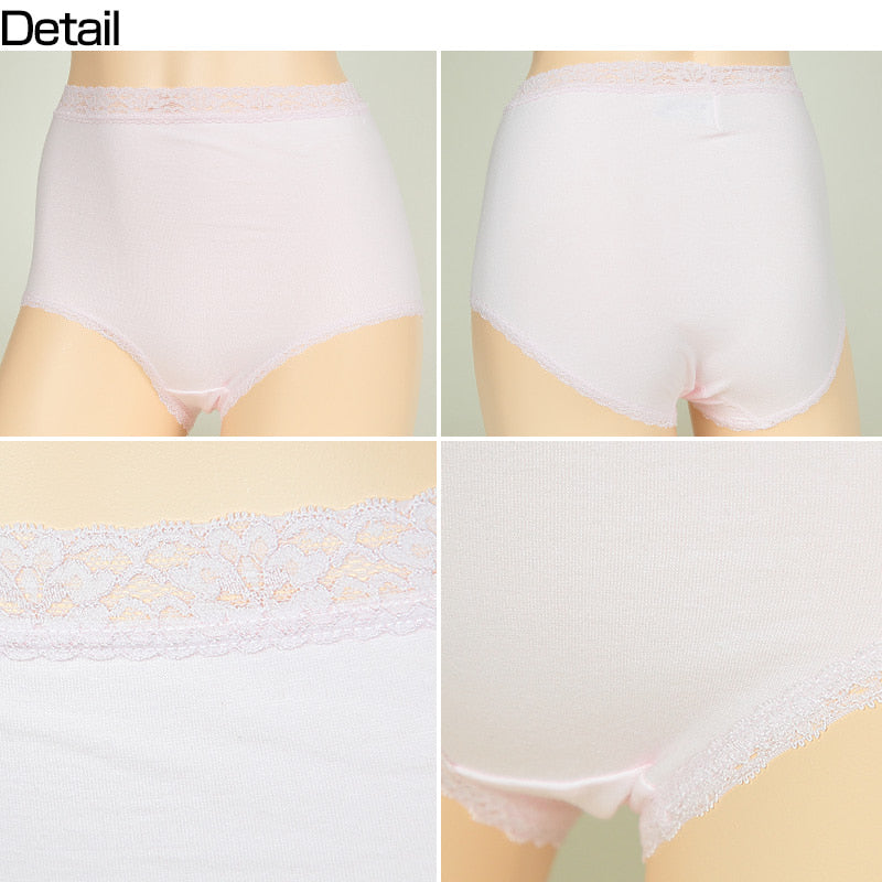アツギ ショーツ レディース 綿 深履き 2枚組 M~3L (ゆったり 深め パンツ 深ばき お腹すっぽり フルウエスト 女性 下着 インナー 婦人 大きいサイズ 3l 無地) (在庫限り)