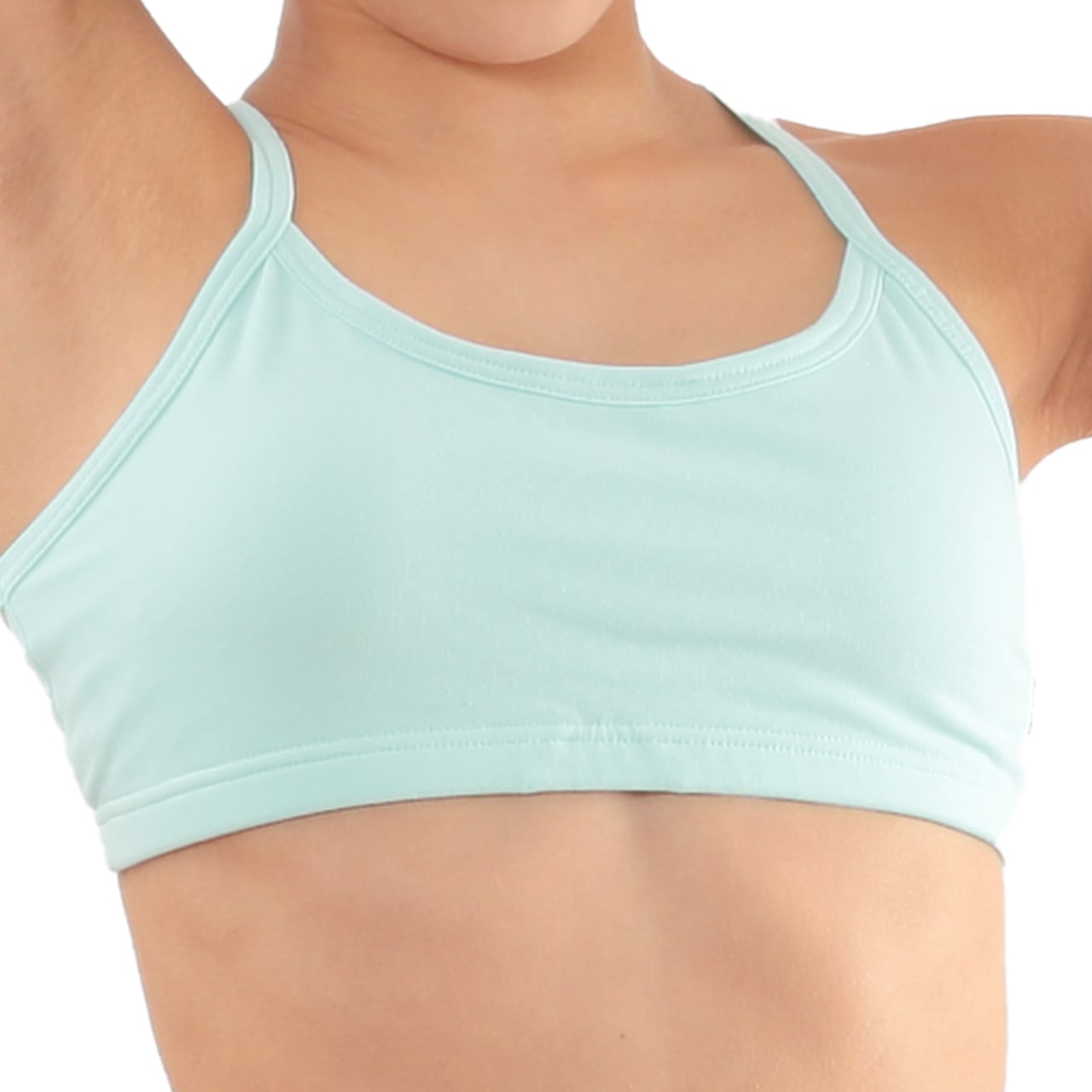 キッズ スポーツブラ ジュニアブラ 中学生 小学生 SS~L 子供 ジュニア スポブラ ダンス 女子 ファーストブラ かわいい ハーフトップ ブラジャー アツギ ノンワイヤー インナー 肌着 下着 小さいサイズ S M