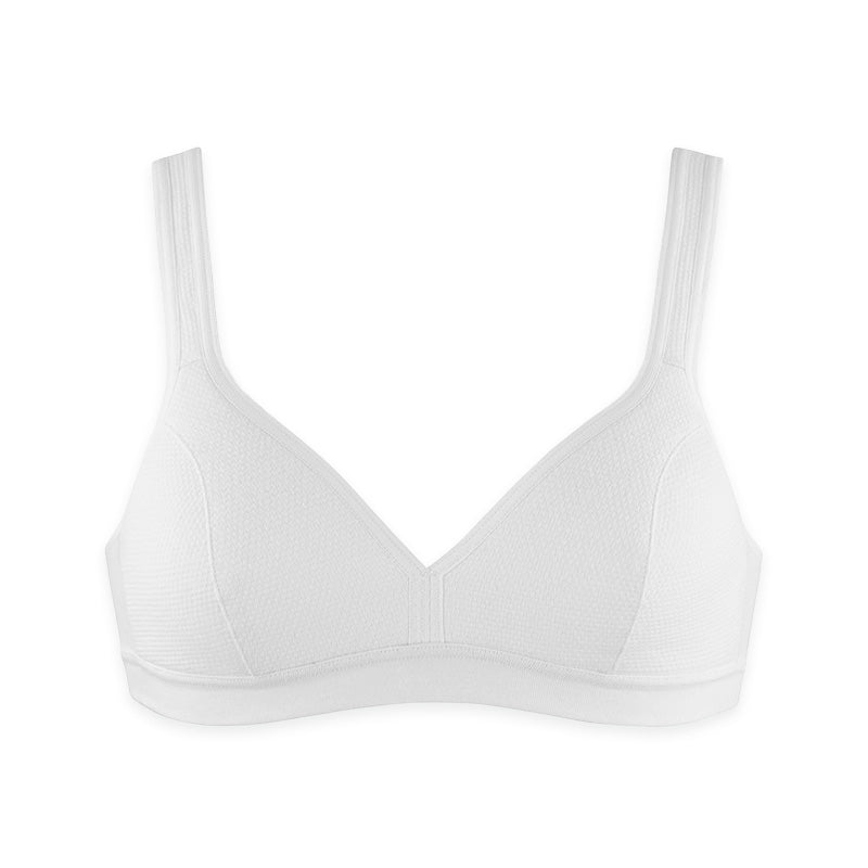 アツギ Hijuni カップ裏 吸汗速乾 ハーフトップ S~LL (スポーツブラ スポブラ ジュニア ブラ ブラジャー ノンワイヤー 女の子 女子 インナー 下着 白 中学生 小学生 キッズ ハイジュニ) (在庫限り)