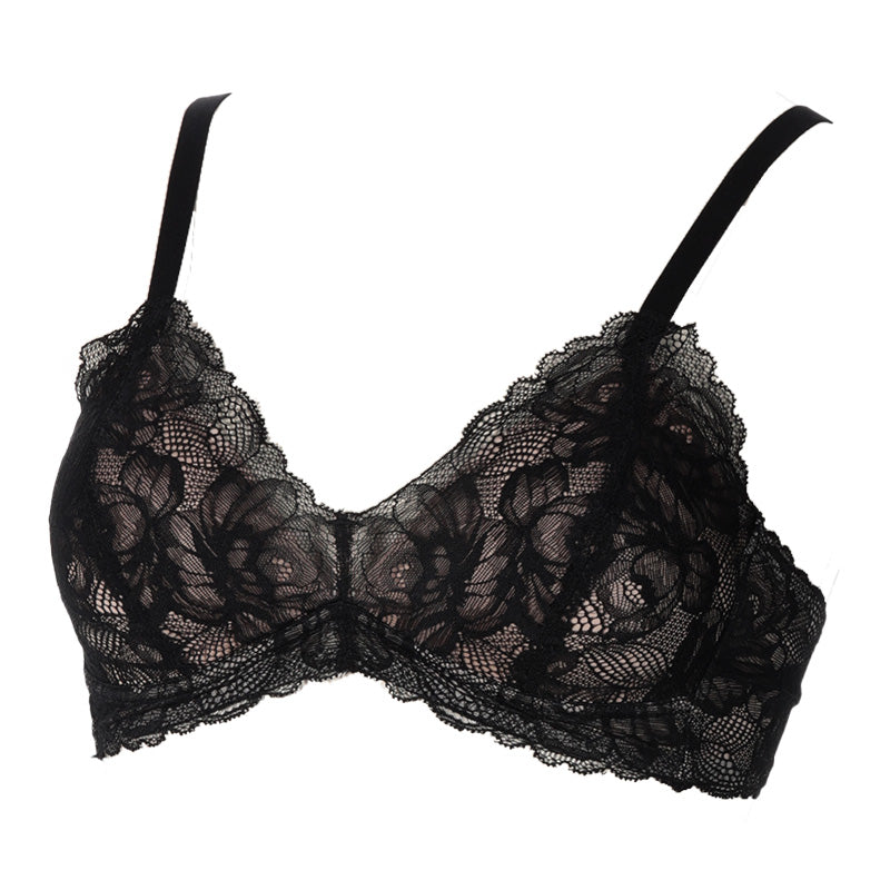 アツギ ノンワイヤーブラ ブラジャー 総レース M~LL レディース ひびきにくい モールドカップ 下着 女性 インナー おしゃれ ワイヤー無し ワイヤレス ブラ