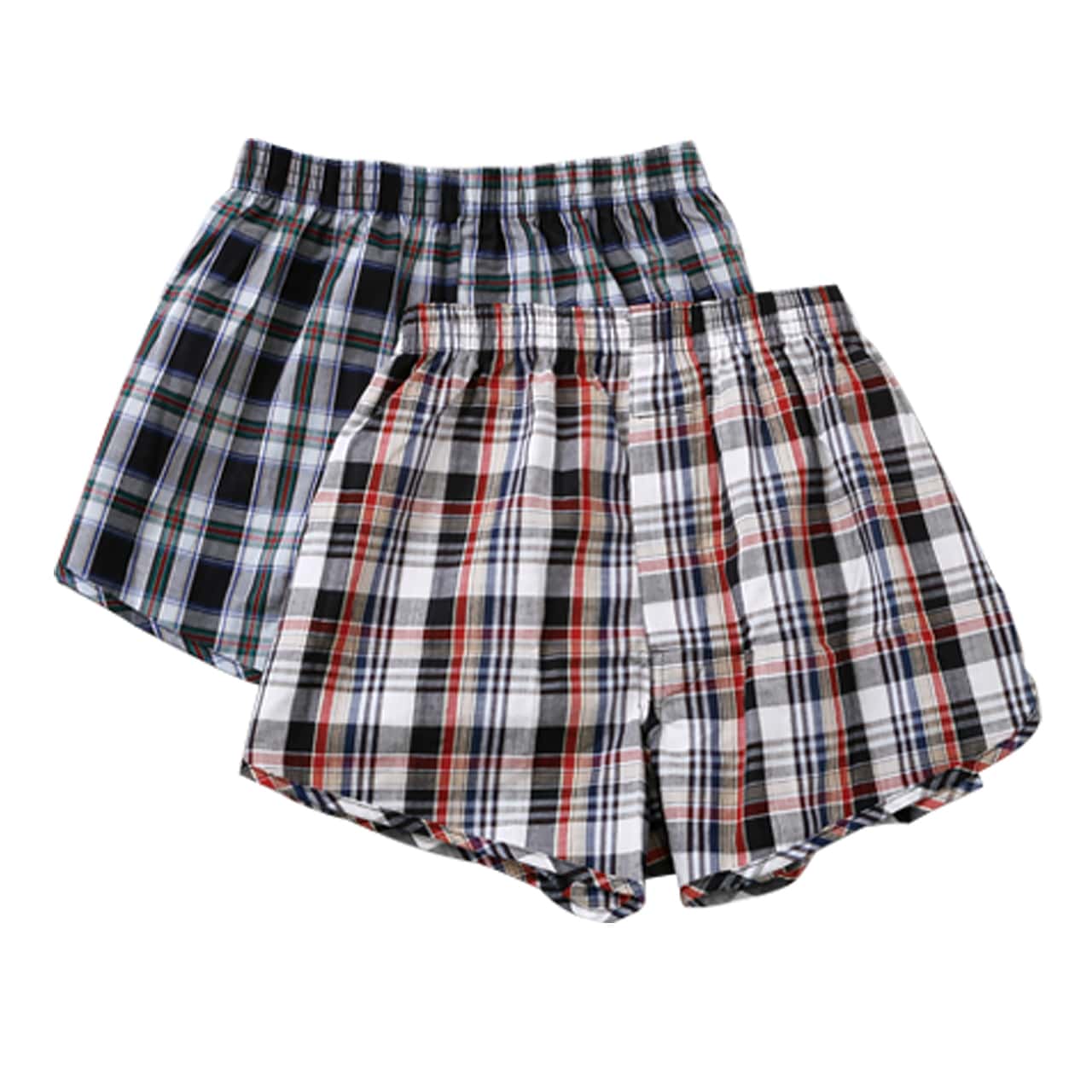 メンズ トランクス パンツ 綿100% 大きいサイズ 2枚組×3セット M~5L (下着 肌着 紳士 男性 インナー インナーウェアー 大きい まとめ買い RealLife) (在庫限り)