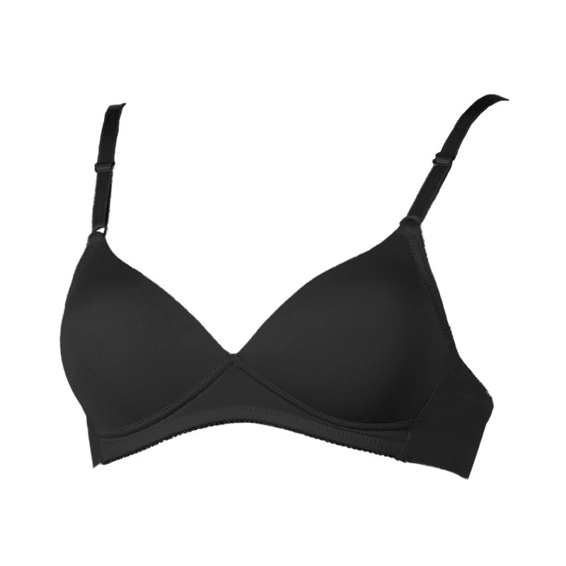 ノンワイヤー ブラジャー シームレス ひびきにくい レディース ノンワイヤーブラ アツギ M~4L 速乾 下着 ブラ 女性 大きいサイズ 3l 夏 インナー モールドカップ シンプル 無地 涼しい 締め付けない tシャツブラ
