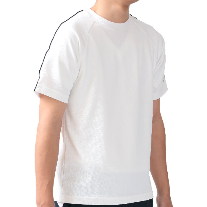 ギャレックス 半袖体操服 校名プリントあり SS~3L Galax 体操着 ゆったり 白 中学生 中学校 女の子 男の子 丸首 子供 半そで ジャージ トレシャツ クルーネック (取寄せ)