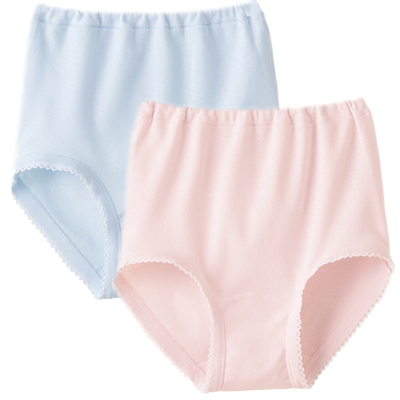 グンゼ キッズ ショーツ 子供 女の子 パンツ 綿100% 下着 肌着 2枚組 100cm~160cm インナー 100 110 120 130 140 150 160 女児ショーツ セット 子供用 子ども 幼児 綿100 白 桃色 ピーチ 水色 ブルー