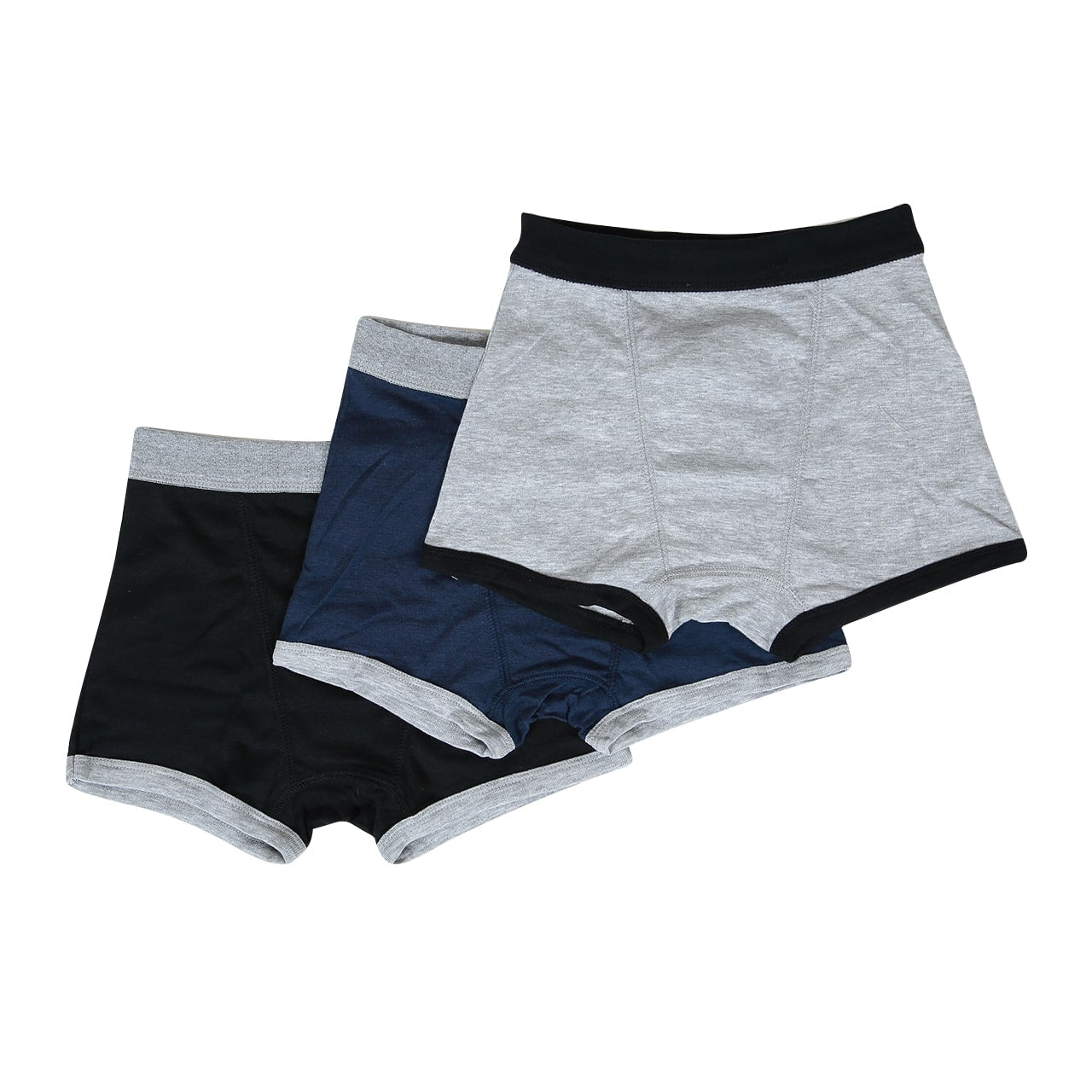 男児 色おまかせ 前とじボクサーブリーフ 3枚組 140cm~160cm (キッズ 子供用 子ども用 パンツ アソート ランダム 3P 3枚セット まとめ買い) (在庫限り)