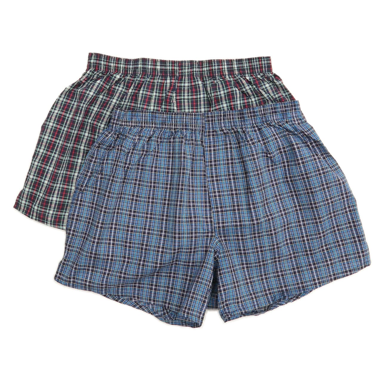 綿100% 柄おまかせ トランクス 前あき 3枚組 M~LL (メンズ 下着 インナー パンツ 綿 コットン 前開き) (在庫限り)