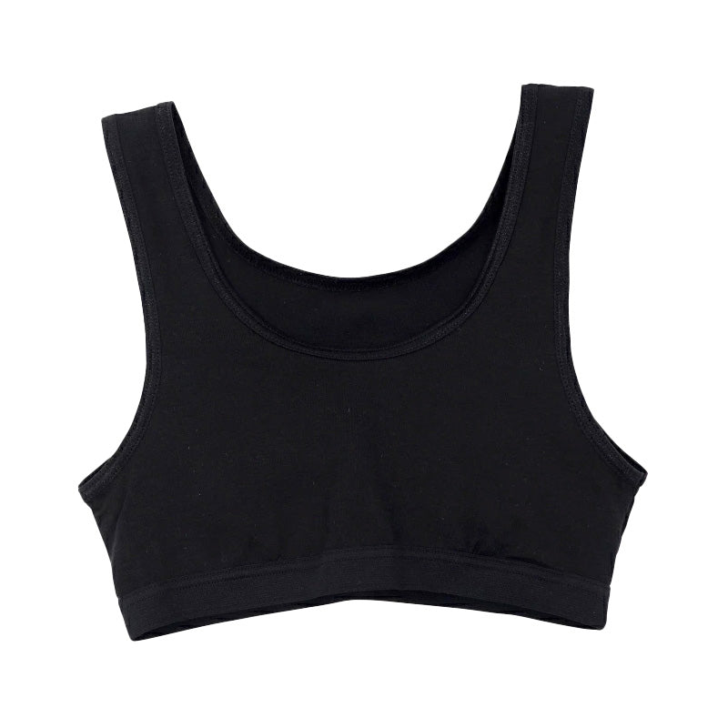 体育deインナー ジュニアブラ カップ付き ハーフトップ 140cm~165cm ジュニア ブラジャー 子供 キッズ 下着 インナー 女の子 ファーストブラ ダンス かぶりタイプ ガールズ 女児 カップ内蔵 140 150 160