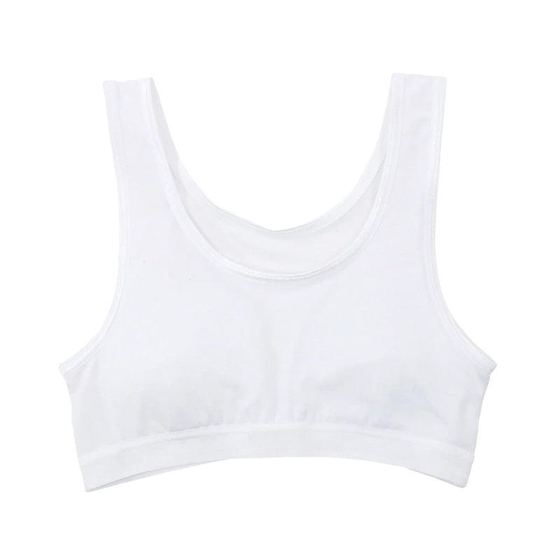 体育deインナー ジュニアブラ カップ付き ハーフトップ 140cm~165cm ジュニア ブラジャー 子供 キッズ 下着 インナー 女の子 ファーストブラ ダンス かぶりタイプ ガールズ 女児 カップ内蔵 140 150 160