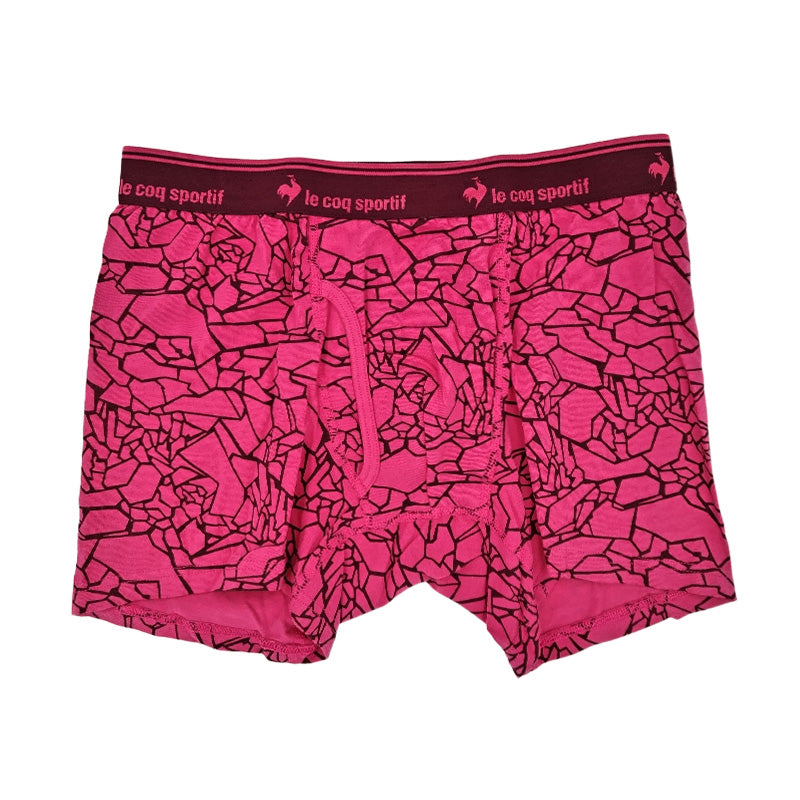 ボクサーパンツ ボクサーブリーフ メンズ ルコック le coq sportif ブランド ボクサー 前あき M~5L 前開き 綿混 紳士 男性 下着 インナー 柄パンツ 総柄 大きいサイズ 3l 4l (在庫限り)