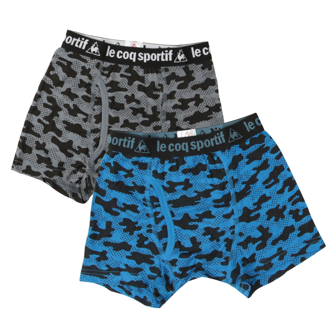 le coq sportif 男児 前あきボクサーブリーフ 2枚組 130cm~170cm (子供 キッズ 男の子 ボーイズ メンズ 下着 インナー パンツ 前開き ルコックスポルティフ) (在庫限り)