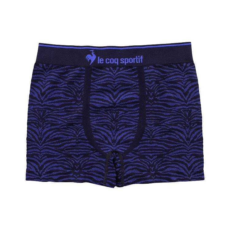 ボクサーパンツ メンズ 成型 前とじ ボクサーブリーフ ブランド ルコック ルコックスポルティフ lecoqsportif M~LL 下着 パンツ 男性 紳士 肌着 インナー 前閉じ 柄 (在庫限り)