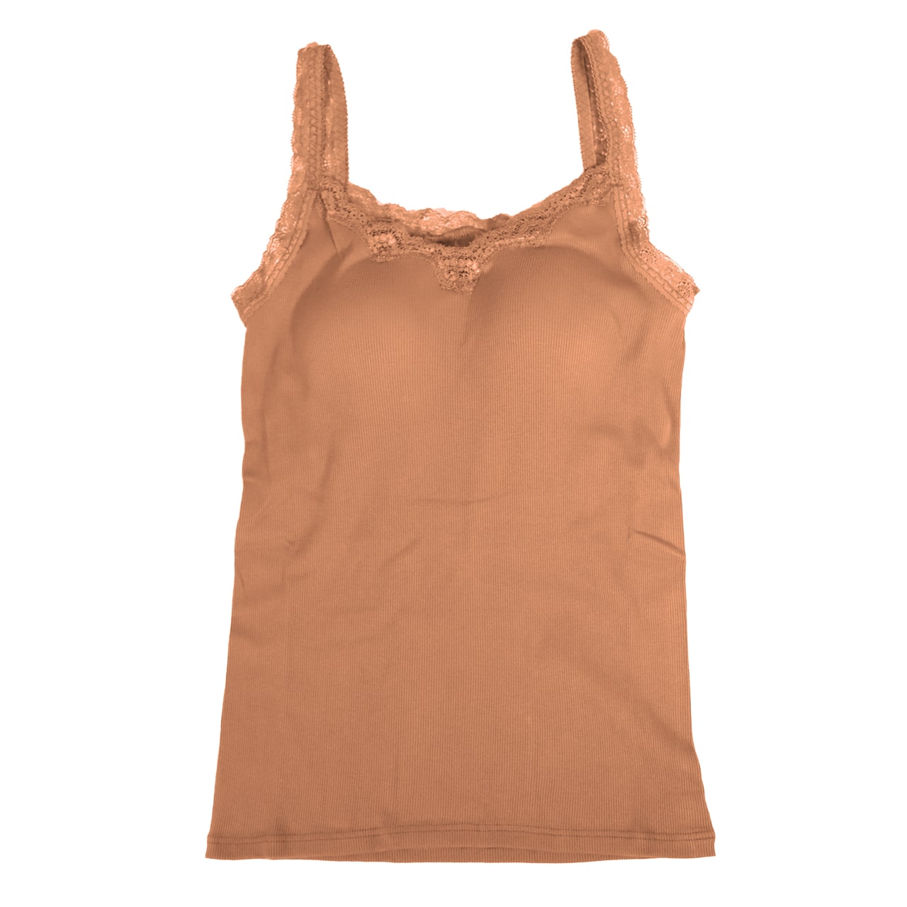 ブラトップ タンクトップ カップ付き レース レディース M~LL (下着 カップ付 インナー ブラキャミ 綿100% ゆったり 締め付けない コットン) (在庫限り)